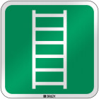 BRADY - Segnale di sicurezza ISO - Scala di fuga 390x390mm.