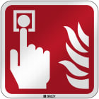 BRADY - Segnaletica di sicurezza ISO - Punto di chiamata allarme antincendio - F/F005/NT/RFL-390X390-1SEGNALE.