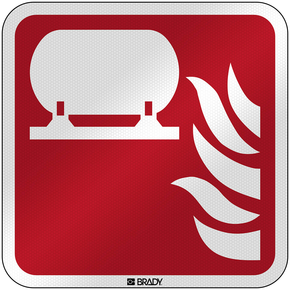 BRADY - F/F012/NT/RFL-390X390-1 - 1 SEGNALE