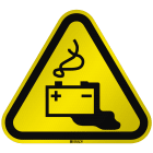 BRADY - Segnaletica di sicurezza ISO Attenzione Batterie in carica SEGNALE.