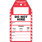 BRADY - Cartellino Do Not Hire - 50 Tag.