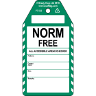 BRADY - Cartellino Norm Free - 50 Tag.