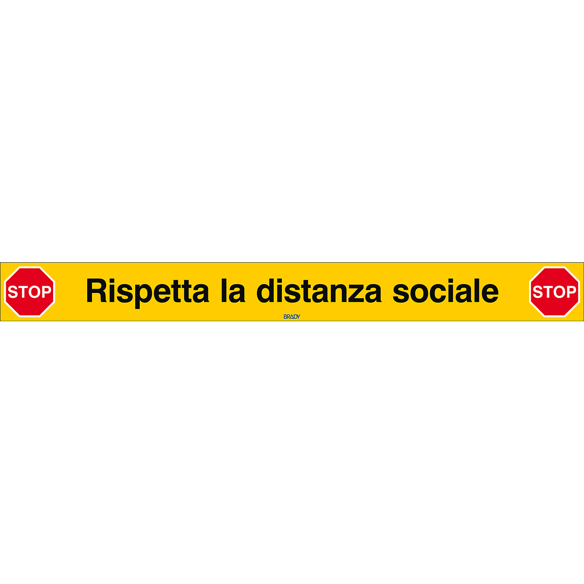 BRADY - Rispetta la distanza sociale - 1 segnale.