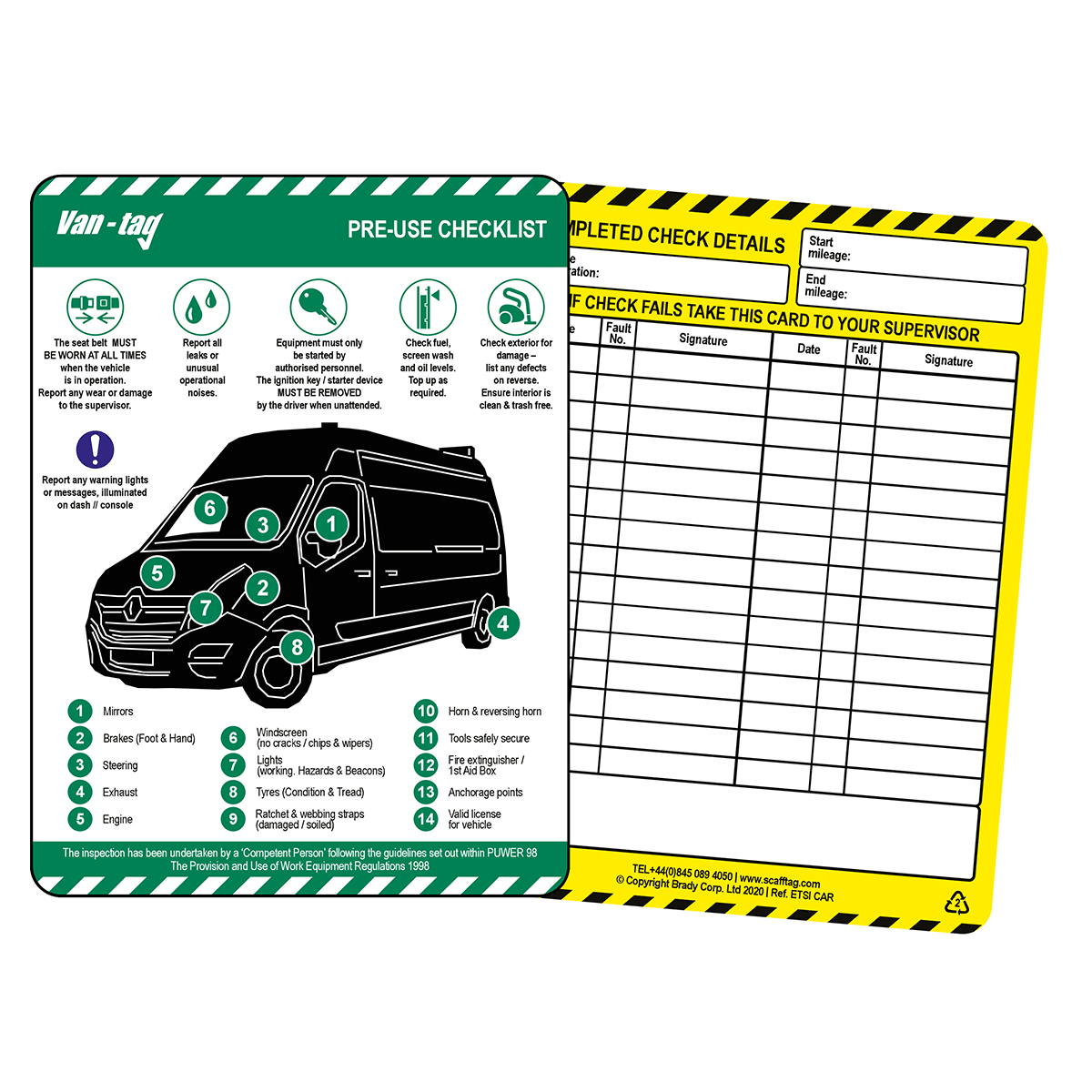 BRADY - ENT-GB-ETSI-VAN - 1 INSERTO