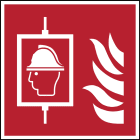 BRADY - Segnaletica di sicurezza ISO - Ascensore antincendio 100x100-1SEGNALE.
