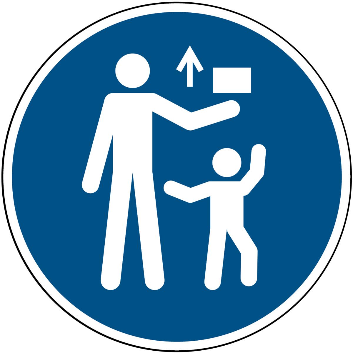 BRADY - M055 Segnaletica di Sicurezza ISO - Tenere Fuori dalla Portata dei Bambini.