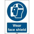 BRADY - Segnale M013 EN274 REP-210X297 - Segnaletica di sicurezza ISO: obbligo visiera.