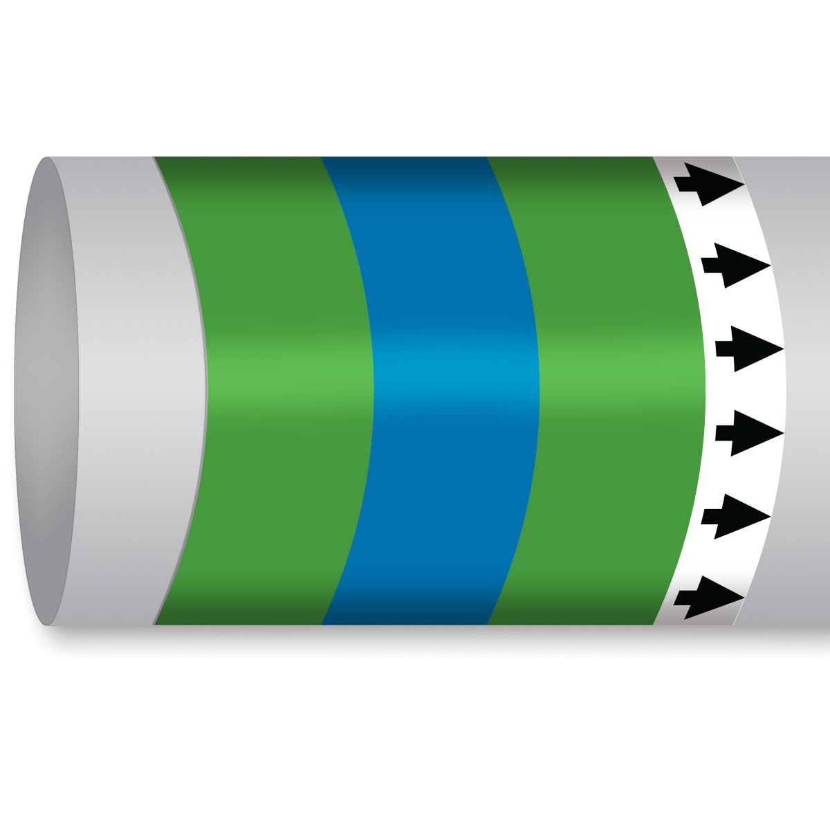BRADY - MPM-SEAWATER-300MMX30M-GN/BL/G - 1 ROTOL
