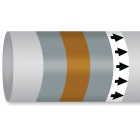 BRADY - Etichetta Marcatubi - 1 Rotolo IMO ISO 14726 per Gas Non Flammabili: Gas Inerti.