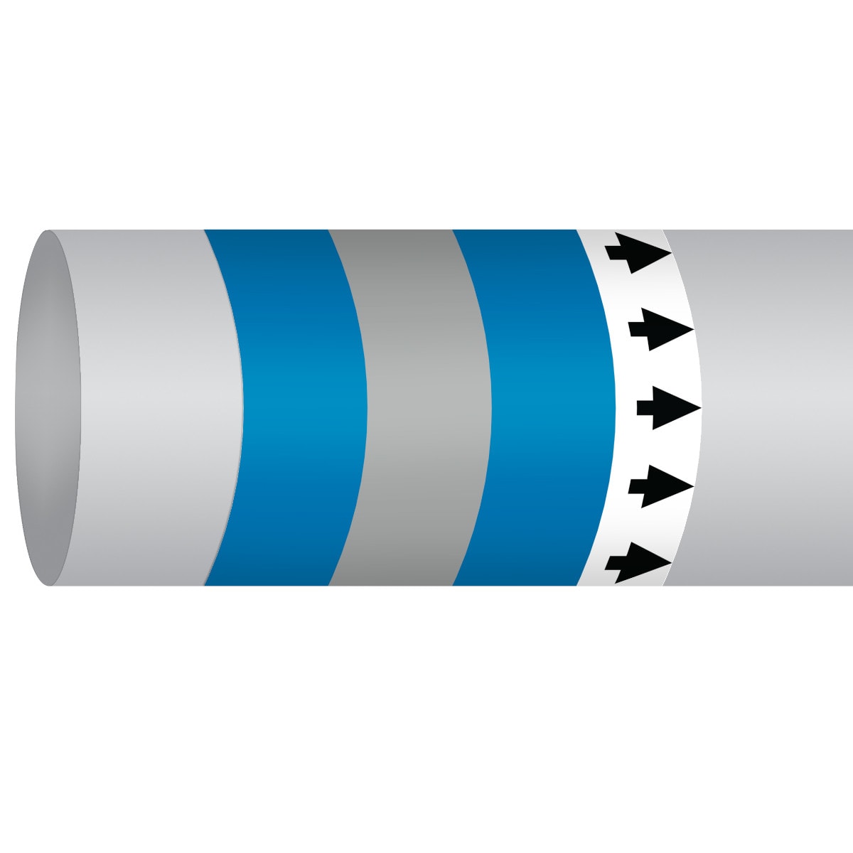 BRADY - Etichetta Marcatubo IMO ISO 14726 - 1 Rotolo Fresh Water: Feed Water.