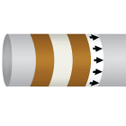 BRADY - MPM Fuel 127mm x 30m BR/WH/BR Roll - 1 ROT Marcatubo IMO ISO 14726 Gas Turbine Fuel.