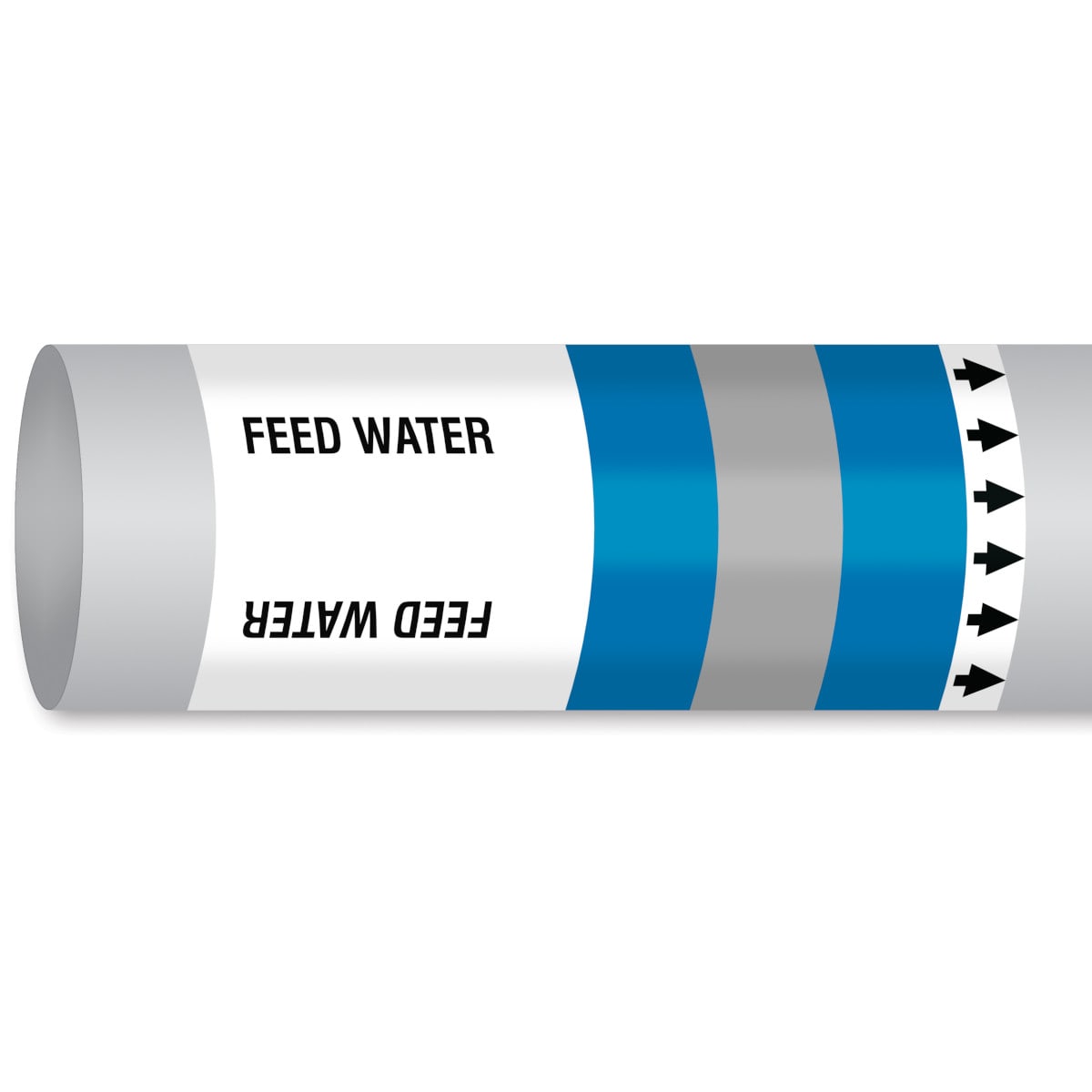 BRADY - Etichetta Marcatubo IMO ISO 14726 - 1 Rotolo Fresh Water: Feed Water.