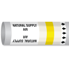 BRADY - Etichetta Marcatubo IMO ISO 14726 per Air In Ventilation System: Natural Supply.