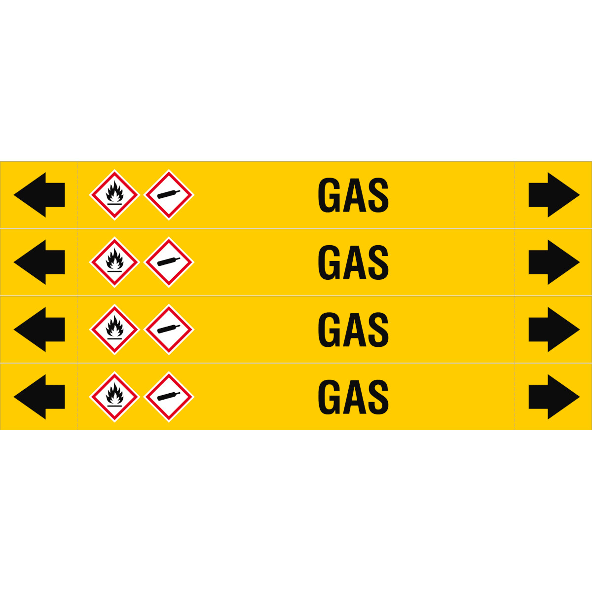 BRADY - ASMEPM-26X230MM-GAS - 4 SEGNALE