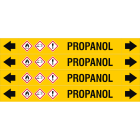 BRADY - Asme - Marcatubi - Propanol - 4 Segnale.