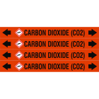 BRADY - Etichetta Marcatubi - 4 Segnale ASME Carbon Dioxide CO2.