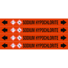BRADY - Etichetta Marcatubi 4 Segnale ASME Sodium Hypochlorite