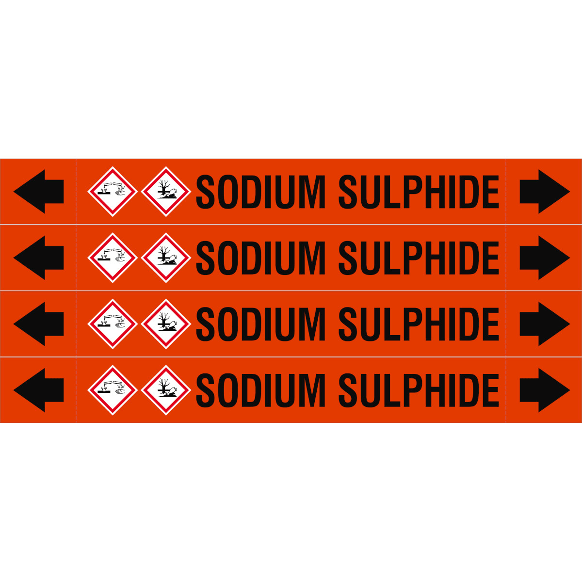BRADY - ASMEPM-26X230MM-SODIUM SULPHIDE - 4 SEGN