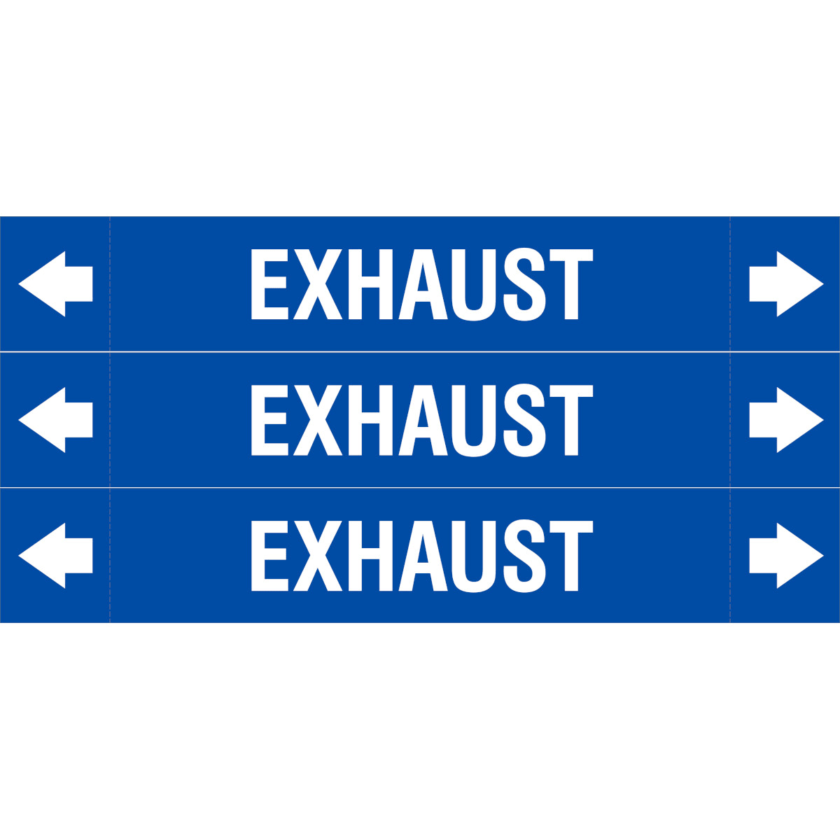 BRADY - ASMEPM-37X230MM-EXHAUST - 3 SEGNALE