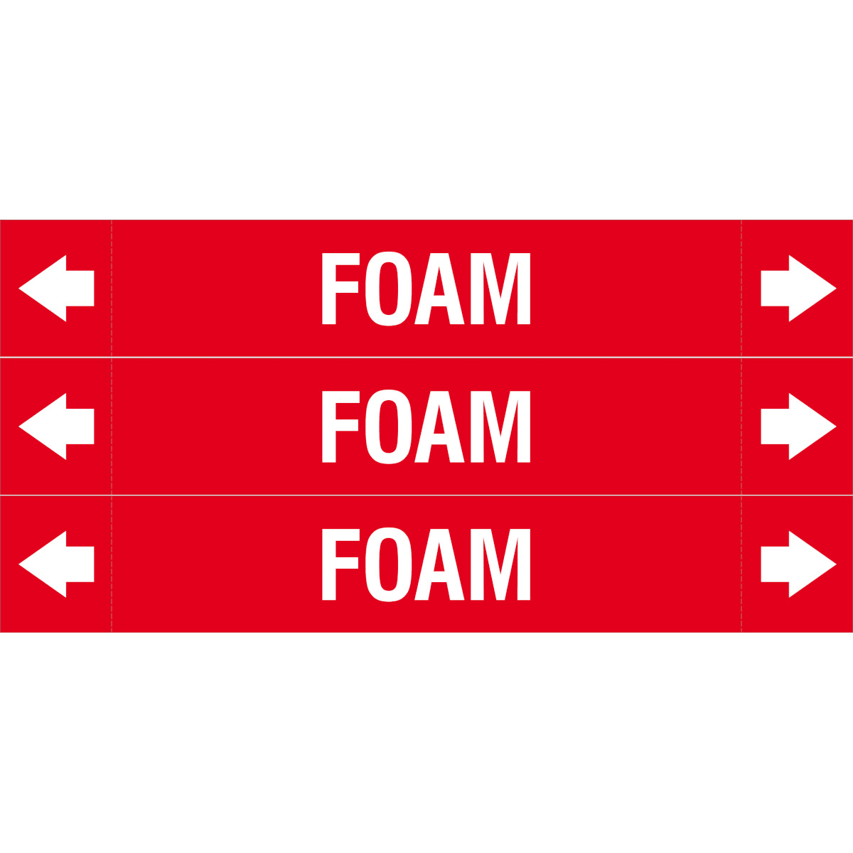 BRADY - ASME - MARCATUBI - FOAM - 3 SEGNALE