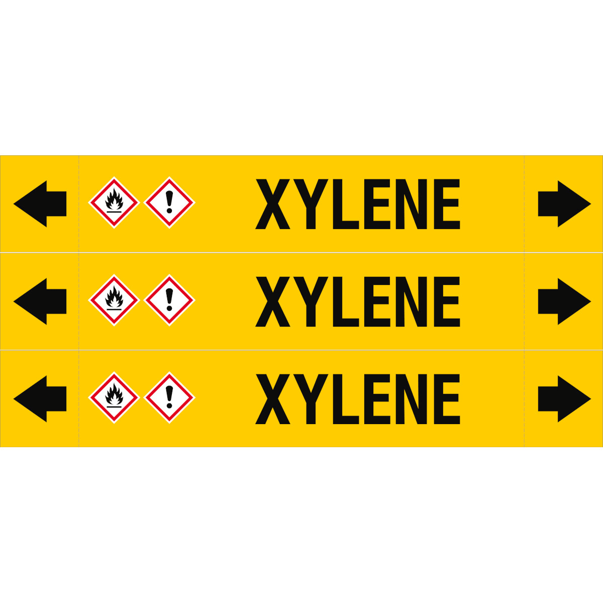 BRADY - ASMEPM-37X230MM-XYLENE - 3 SEGNALE