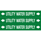 BRADY - ASMEPM-37X230MM-UTILITY WATER - 3 SEGNAL