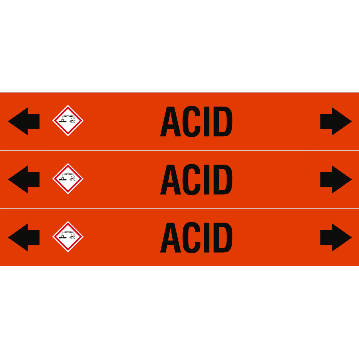 BRADY - ASMEPM-37X230MM-ACID - 3 SEGNALE