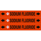 BRADY - Asme Marcatubi Sodium Fluoride 37x230mm 3 Segn