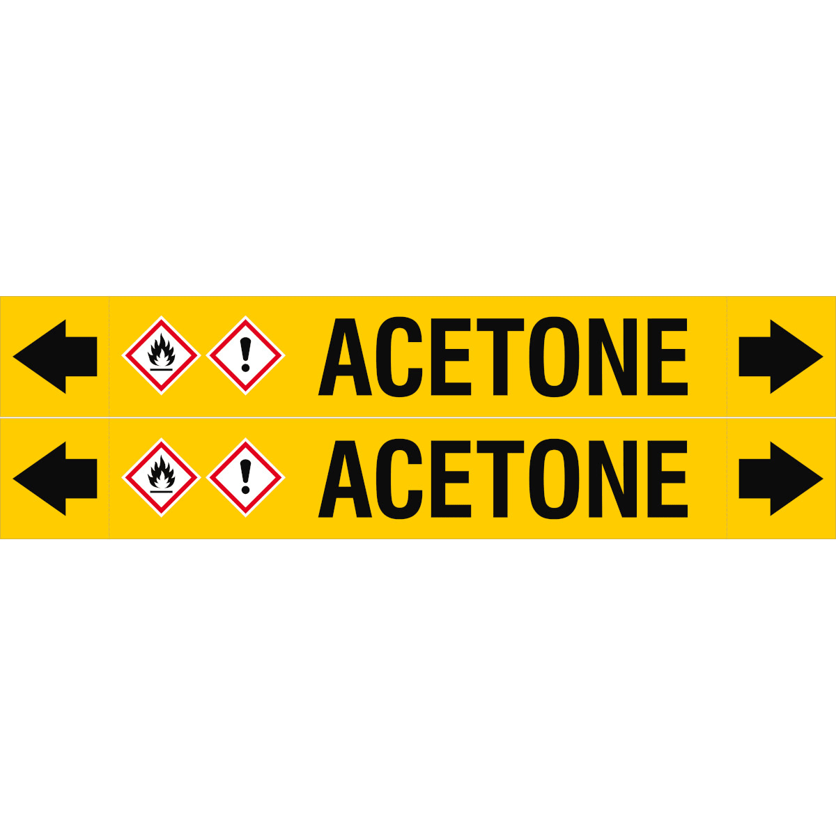 BRADY - ASMEPM-50X345MM-ACETONE - 2 SEGNALE