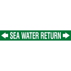 BRADY - Etichetta Marcatubi 1 Segnale ASME Sea Water Return