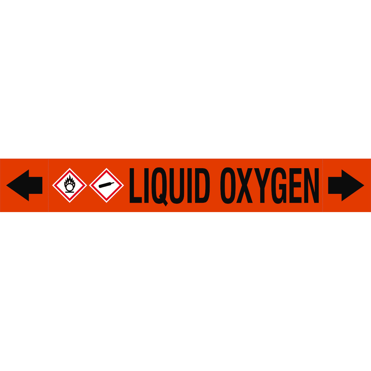 BRADY - ASMEPM-100X690MM-LIQUID OXYGEN - 1 SEGNA