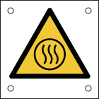 BRADY - Segnale di sicurezza ISO - Attenzione; Contenuto caldo.