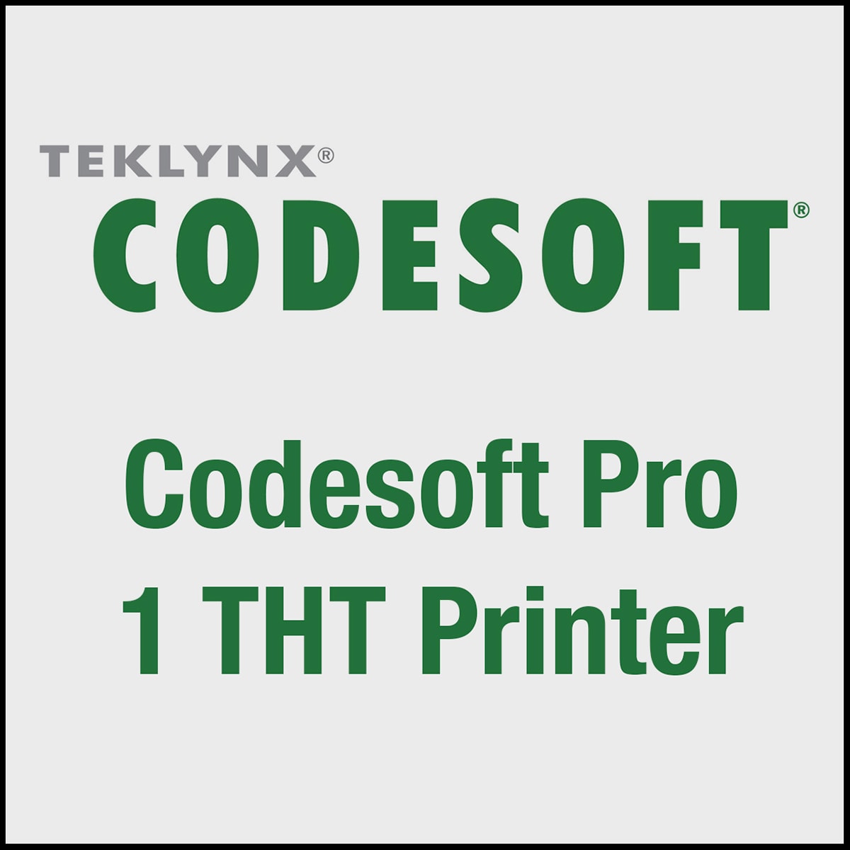 BRADY - STAMPANTE THT CODESOFT PRO 1 - 1 PEZZI