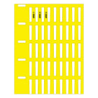 BRADY - THTRDS-16X4 4-7696-YL - 10000 PEZZI Inserti marcafili Rigid DuraSleeve stampabili a trasferimento termico.