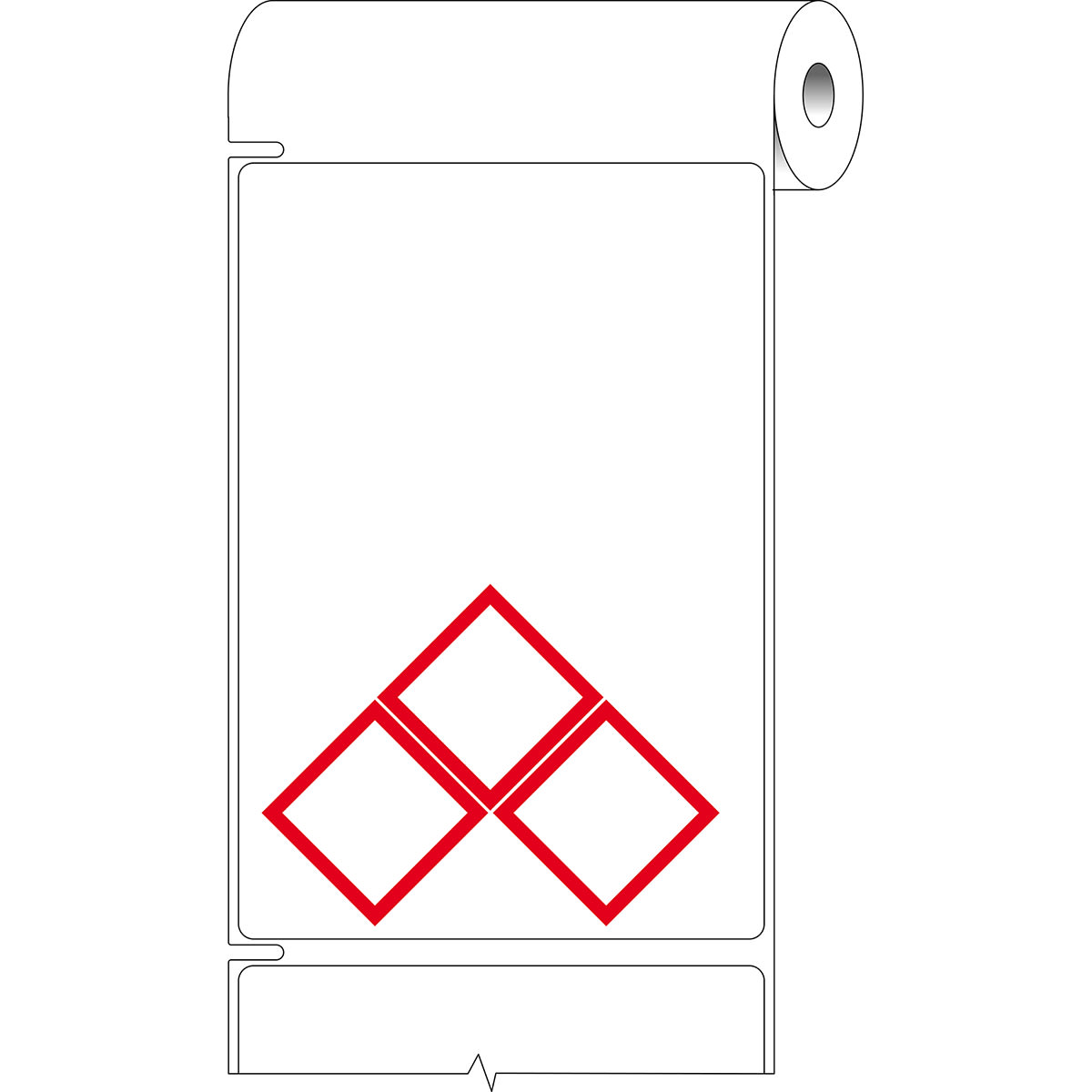BRADY - Etichette CLP-GHS prestampate per stampanti da tavolo per sostanze pericolose THTCLP-L-L3A-7610-0.2-SC - 200.