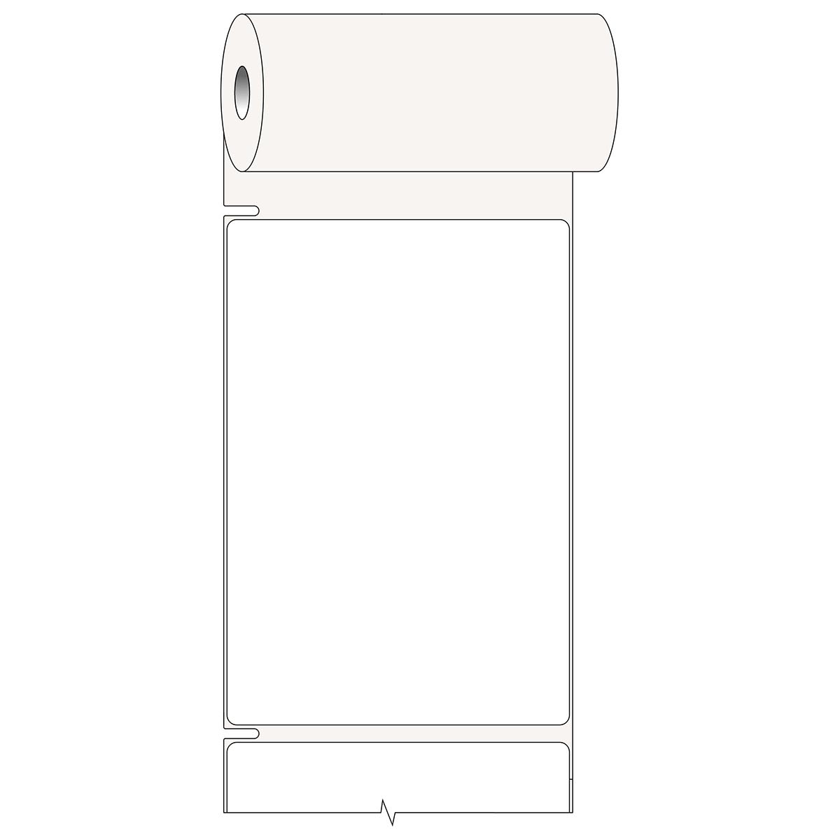 BRADY - Etichette MNK-55X85-B7594-0.4 per MiniMark, non stampate, per sostanze pericolose CLP-GHS.