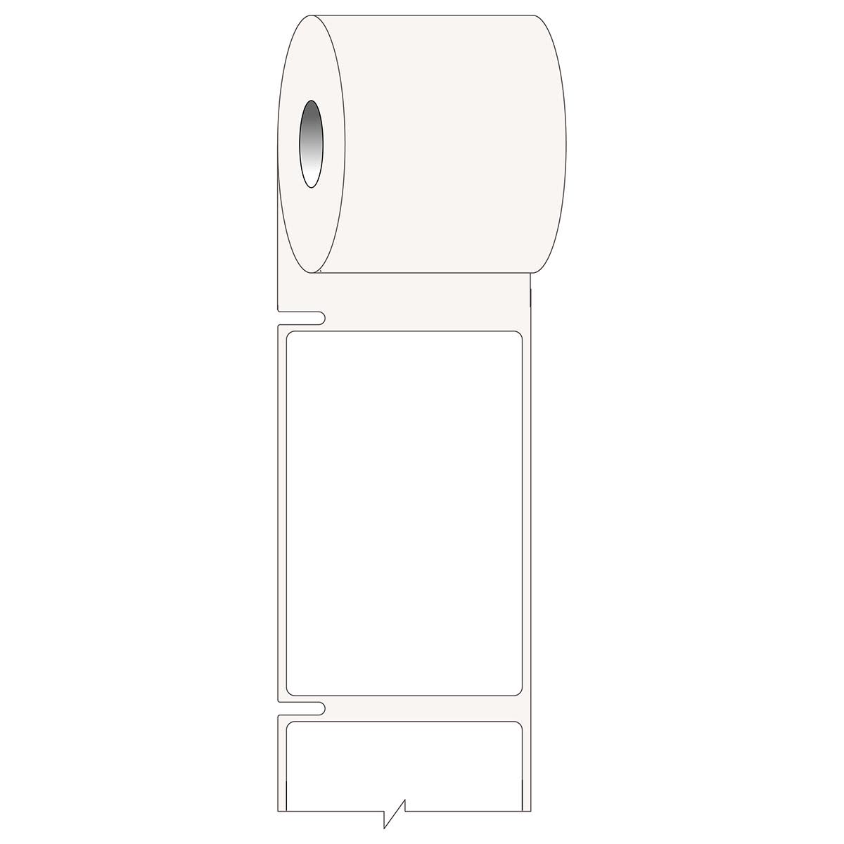BRADY - Etichette MNK-55X85-B7610-0.4 per MiniMark, non stampate, per sostanze pericolose CLP-GHS.