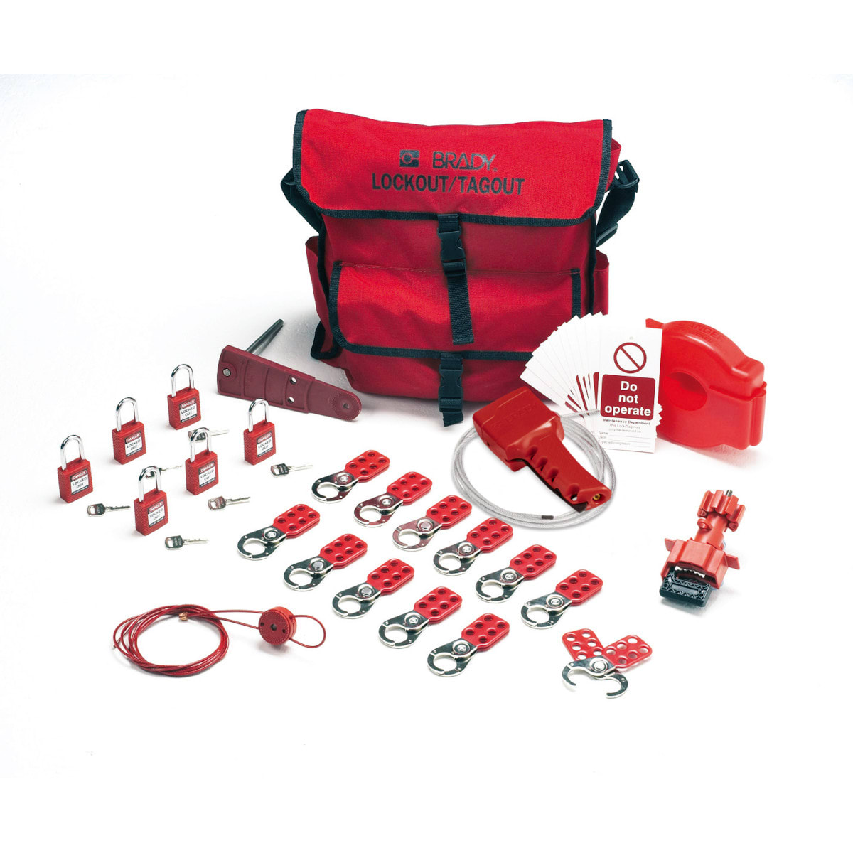 BRADY - Sistemi di chiusura per valvole - 1 kit.