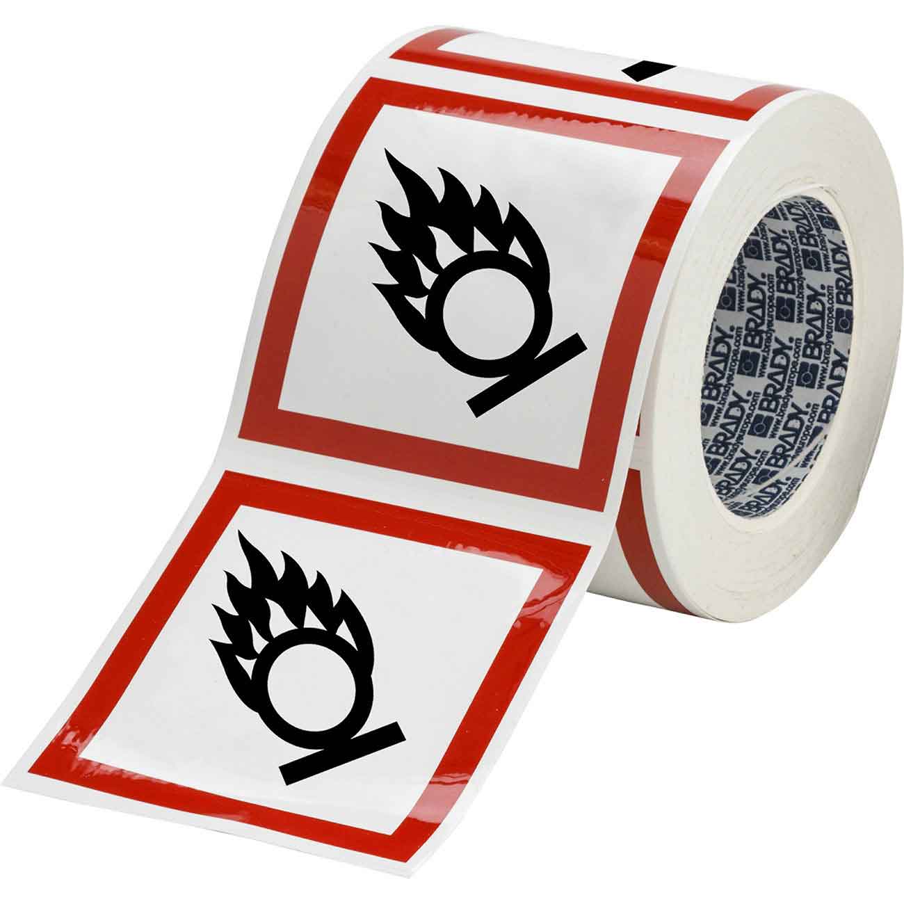 BRADY - Simbolo GHS - Ossidante - 250 Etichetta.