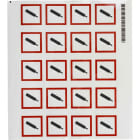 BRADY - PIC 1804-40*40-B7541-CRD - 20 ETICHETTA