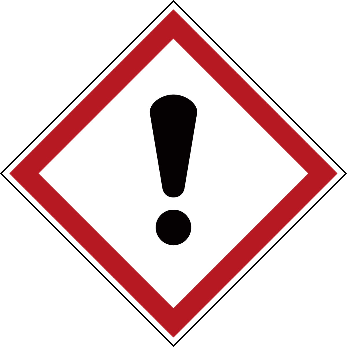 BRADY - Pic 1805-70*70-B7541-CRD - 6 Etichetta Simbolo GHS Pericolo Salute.