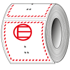 BRADY - TMDL QE-100X100-B7541 250/ROLL - 1 SEGNA