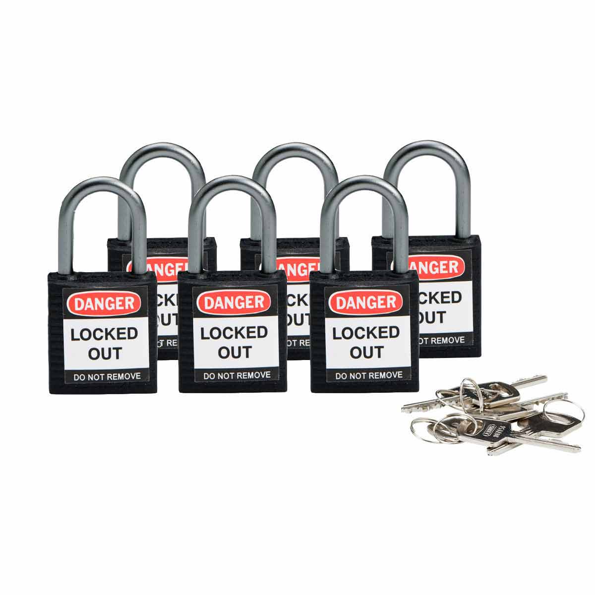 BRADY - LUCCHETTI PER LOCKOUT COMPACT - 6 PEZZI