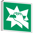 BRADY - PIC E008-318X318-BIPVC-CRD/1 - 1 SEGNALE