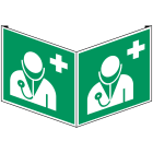 BRADY - Pic segnale 151x151 vpvc crd personale medico sicurezza iso.