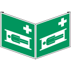 BRADY - Pic E013-253x253-vpvc-crd/1 - segnaletica di sicurezza iso barella.