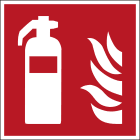 BRADY - Pic F001-148x148-PP-CRD/1 - 1 Segnale ISO 7010 Estintore.