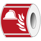BRADY - PIC F004-100X100-PE-ROLL/1 - 250 SEGNALE