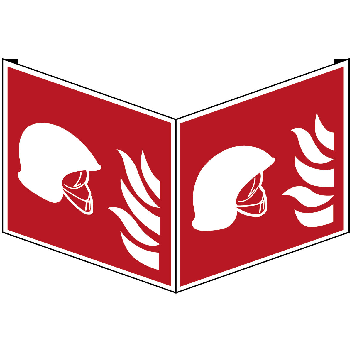 BRADY - Pic F004b-203x203-vpvc-crd/1 - 1 segnale di sicurezza iso, raccolta attrezzature antincendio.