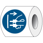 BRADY - Pic M006-DIA 025-PE-Roll/1 - 250 Segnale di Sicurezza ISO: È Obbligatorio Staccare la Corrente.